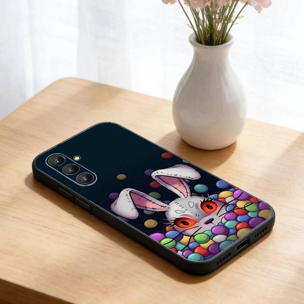 Чехол для телефона Five Nights at Freddy's для Samsung Galaxy A73, A72, A71, A70, A52, A51 Другие Мягкий Черный Чехол