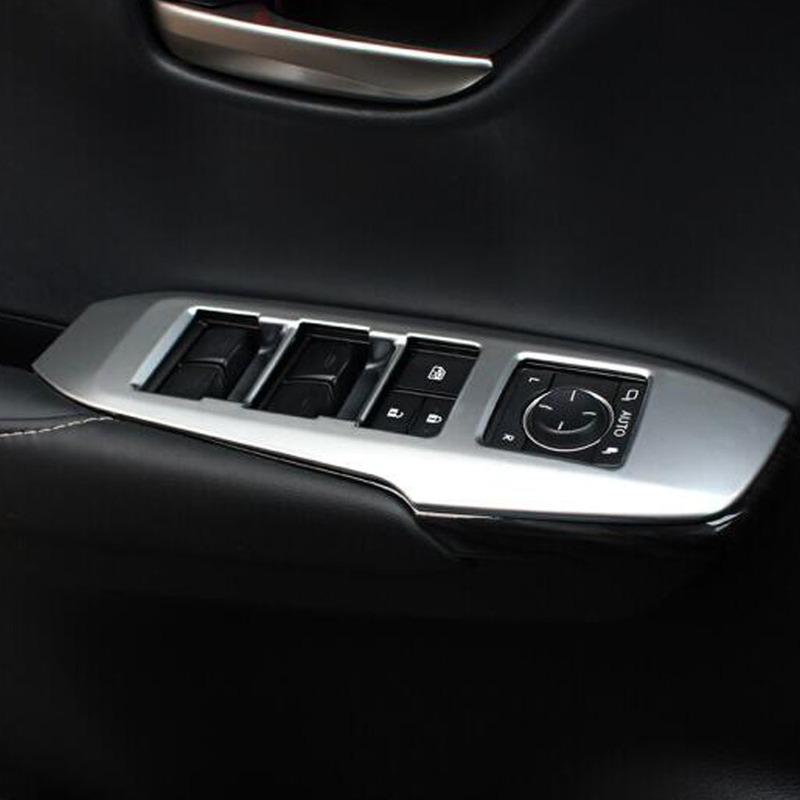For Lexus NX 200 200t 300h 2015 2016 2017 2018 Window Switch Panel Covers Inner Door Armrest Glass Button Trim