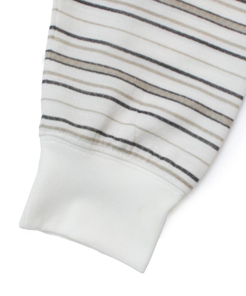 Snow Peak Гибридная шерстяная сетчатая полосатая футболка с коротким и длинным рукавом и размерами L/S SW-25AU014, Пошив, Футболка, Мужская Женская, Серая, BD-XL