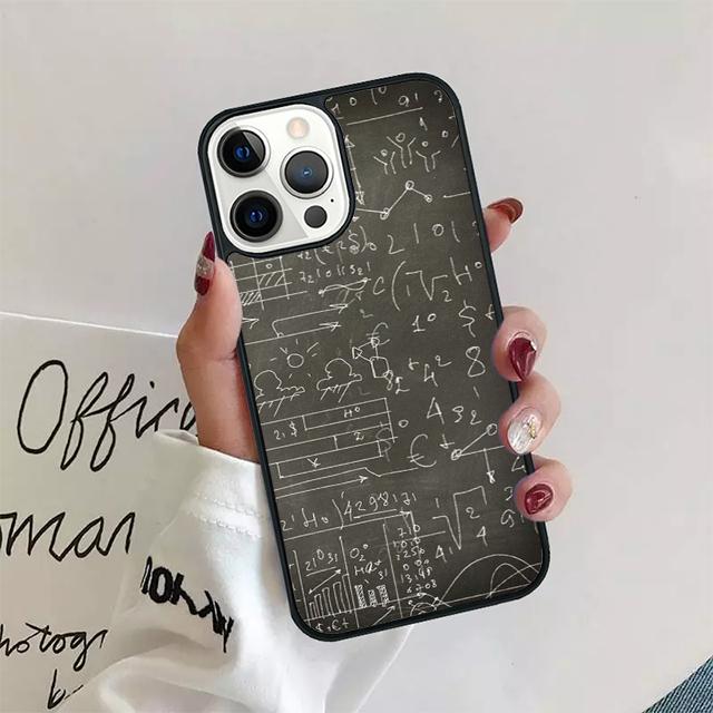 Наука Математика Физика Формулы Чехол для Телефона Для iPhone 17 Air 15 16 Pro Max 14 13 12 11 Pro Max Plus Coque