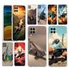 Чехол для телефона для Samsung A54 A52 A50 A70 A10 A30 A40 A20S A20E A02S A12 A14 A22 A24 A42 A34 A32 5G A04s Прозрачный чехол Истребители