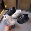 Детские хлопковые туфли 2025 зима новые мальчики бархатные спортивные туфли девочки кроссовки папы детские теплые две хлопковые туфли