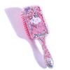 Children's Cartoon Unicorn Panda Rainbow Printing Airbag Foam Ball Transparent Hairdressing Plastic Comb Rainbow Comb