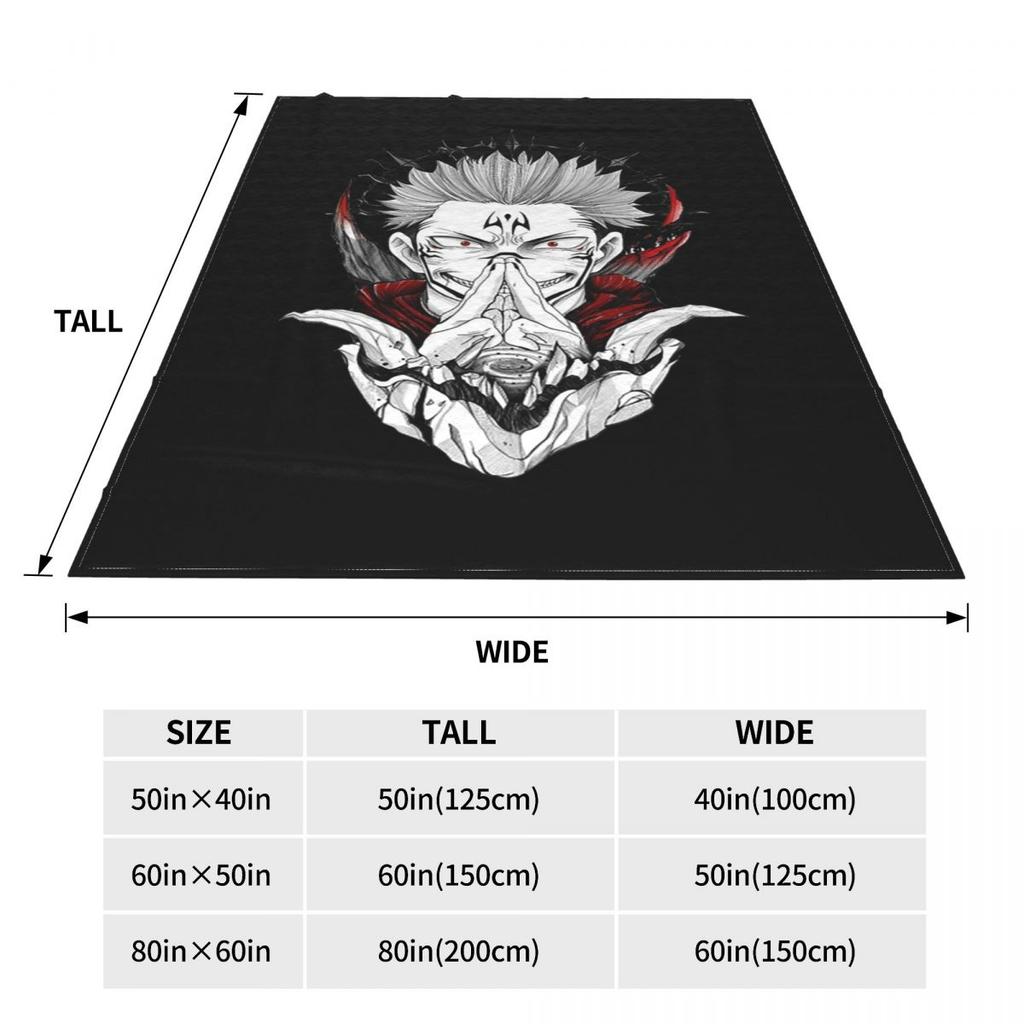 Сукуна Одеяло Аниме Манга Фланелевое Смешное Теплое Плед Одеяла для Покрывала Зима