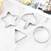 Формочки для печенья из нержавеющей стали Формы для печенья Инструменты для приготовления корейских сахарных конфет Набор для игры в кальмары Формы для выпечки тортов на вечеринку Формы-зонтики для начинающих