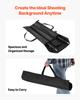 VEVOR Backdrop Stand, 10 x 10 ft Adjustable Photo Backdrop Stand Kit, Portable Background Backdrop Stand with 4 Crossbars