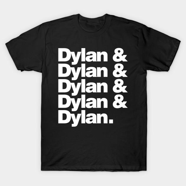 Men Black Print T-shirt Dylan Greatest Rapper Of All Time No-Cut Transfer Paper Print Cotton Tshirt