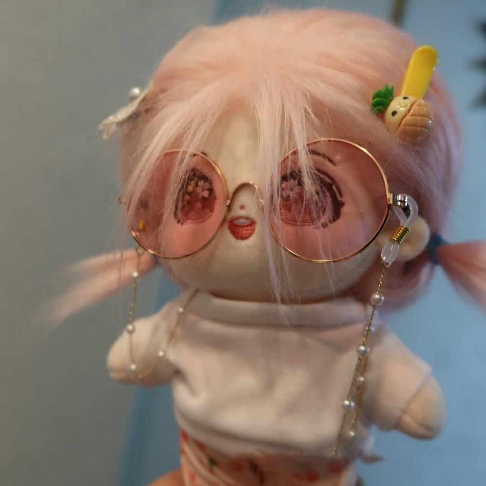 10CM 10CM Glasses Multi Color Toy Decorative Glasses Miniature Round Frame Glasses  for 20CM Doll