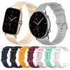Силиконовый ремешок для браслета на запястье для Xiaomi Amazfit GTS 2 / GTR 2 Ремешок для часов для Amazfit Stratos 3 / GTR 47MM 42MM / Bip S Браслет