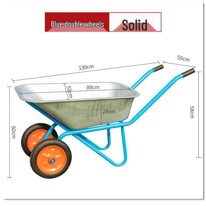 Сверхпрочная тачка для строительства и сельского хозяйства: Легкий в управлении самосвал для грязи, песка и почвы