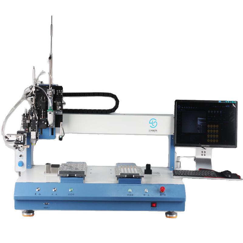 Fully Automatic Dual-Station Adhesive Dispensing Machine for Epoxy, Silicone, UV Glue, and Hot Melt