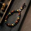 Charm Wooden Beaded Pendant Tibet Beads Lanyard Creative Car Key Ring  Backpack Decor