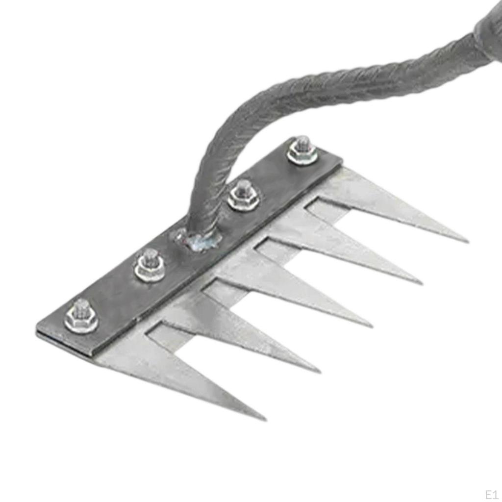 Садовые грабли Простые в использовании Сталь Эффективные Сверхпрочные для ландшафтных дизайнеров Двора На открытом воздухе Домовладельцев Садоводство