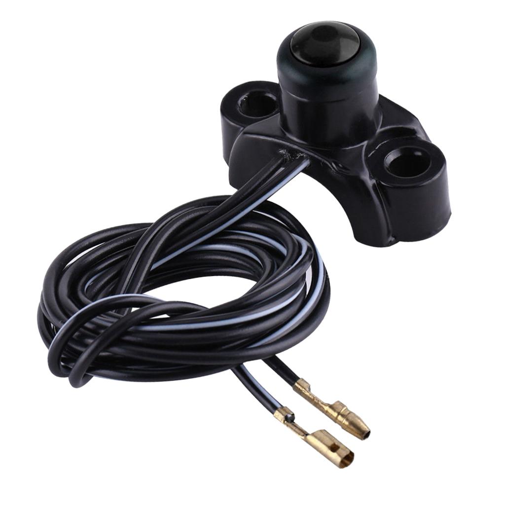 Motorcycle ATV 22mm Handlebars Engine Kill Stop Start Button Switch - Black high quality and waterproof Aluminum Alloy
