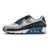 Air Max 90 Black Teal Blue Мужские кроссовки Серые светло-дымчатые-серые индустриальные-синие FB9658-002