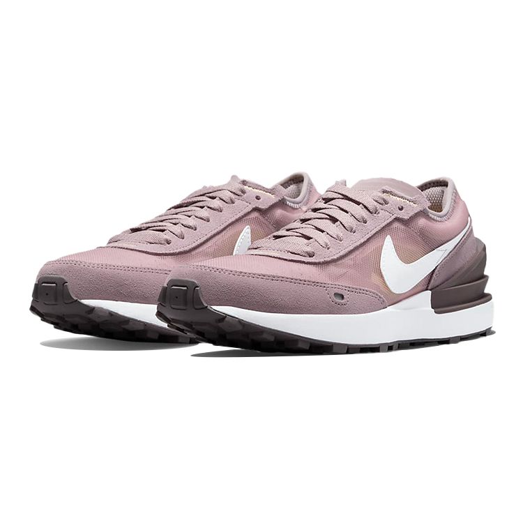 Nike Кроссовки Waffle One GS Pink Glaze Kids светло-фиолетовые, фиолетово-белые DC0481-601
