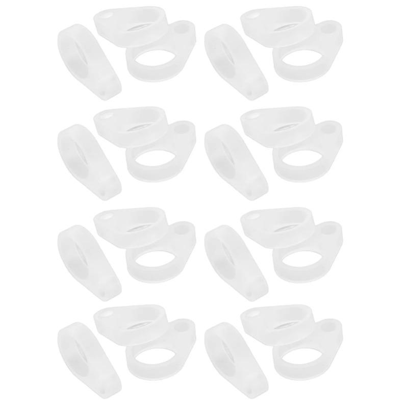 50pcs Hearing Aid Silicone Loop Flexible Silicone Audiphone for Lanyard Hearing Aid Clip Adaptor Deaf-aid General Accessories