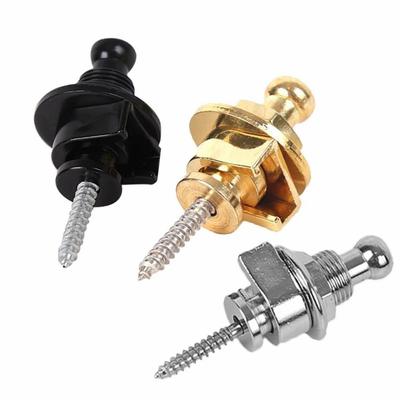 Ремешок для гитары с замком для бас-гитары, защитные ремни с металлическими пуговицами, фиксатор ремня, 2 шт.