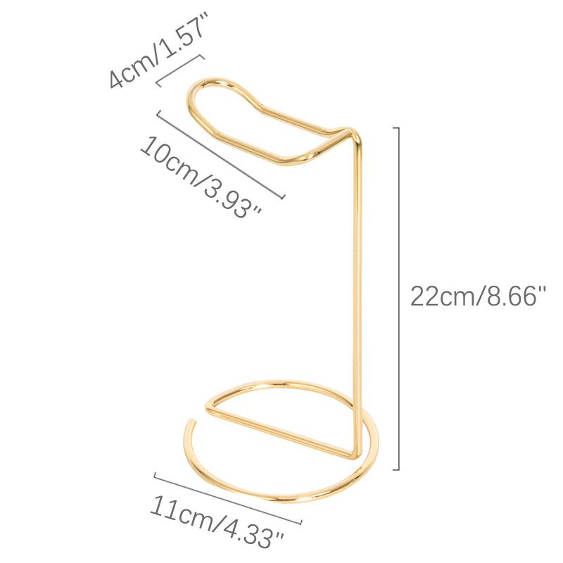 Подставка для наушников, золотая металлическая подставка для гарнитуры, симпатичная, Bluetooth, беспроводная