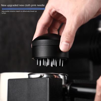 Регулируемый распределитель кофе и игла для размешивания: Разбивает комки и перемешивает кофейный порошок