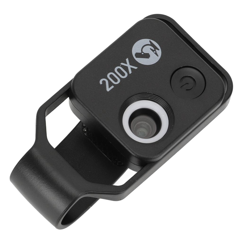 200X телефон мини карманный микроскоп клип дизайн телефон микроскоп со светодиодной подсветкой CPL для нефрита