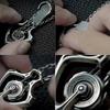 Mechanical Rotatable Gear Pendant Necklace, Retro Punk Gear Necklace