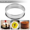 Round Cookie Mould Baking Mold Muffin Rings Stainless Steel Crumpet Rings Tart Rings for Baking