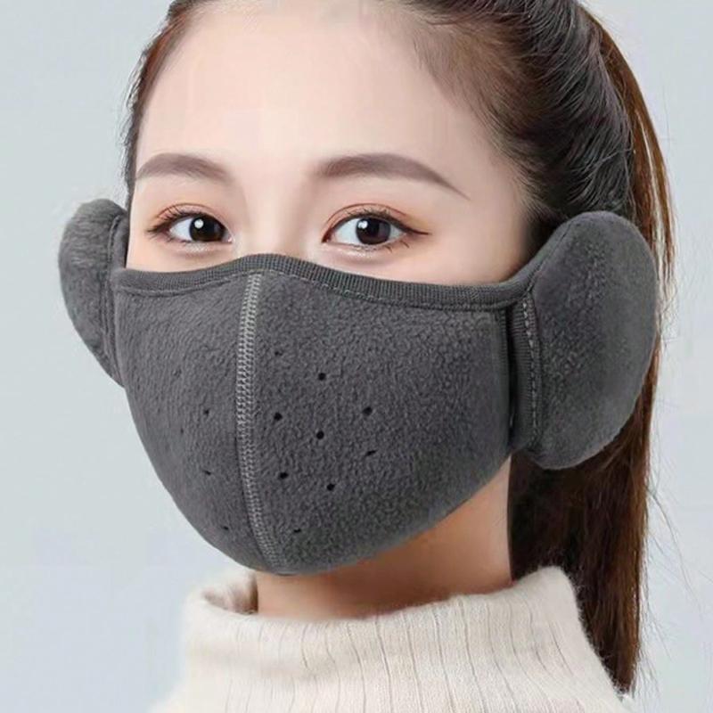 Winter Windproof, Cold Proof, Warm Mask, Anti Freezing Ear Protection, Breathable Men's and Women's Earmuffs, Thickened Outdoor Cycling Mask