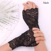 Fashion Half Finger Dance Lace Gloves Short Gloves Driving Gloves Fingerless Mittens