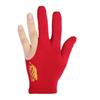 Leopard Fitness Gloves Snooker Billiard Gloves Letter Three Finger Billiard Gloves Left Hand Gloves