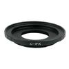 Lens Mount Adapter C To FX Converter Compatible with C-Mount CCTV/Cine Lenses On Fuji FX Mount Cameras