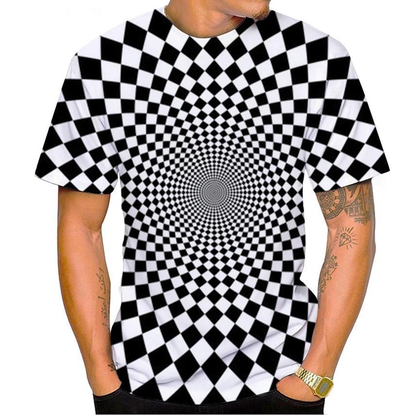 New Vertigo Fashion 3d Print Men Casual Hip-hop Cool T-shirt Vertigo Hypnotic Unisxe Funny Short-sleeve T-shirt Male/female Top