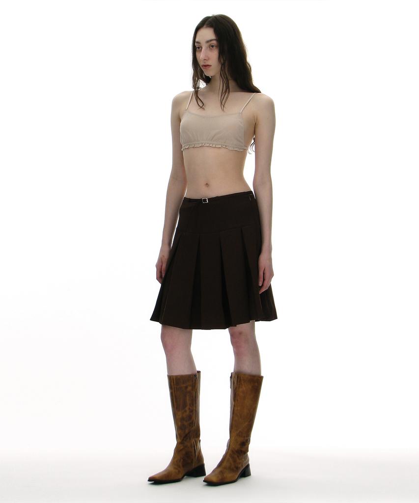 Partimento Women Slim Square Toe Midi Boots_Camel