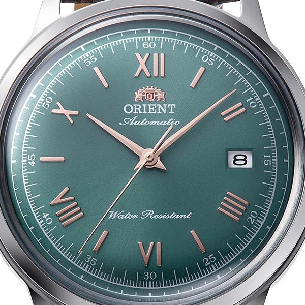 Orient Мужские автоматические часы Bambino Classic, RN-AC0023E, Зеленый циферблат с солнечным лучом, Куполообразное стекло, Японский механизм, Гарантия производителя, Совершенно новые