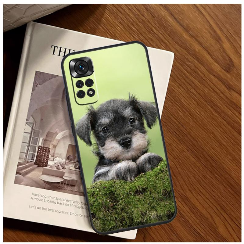 Schnauzer Puppy Dog Case For Xiaomi Redmi Note 11 10 9 12 13 14 15 Pro Plus Cover For Redmi 15 C 10C 13C 12C 14C