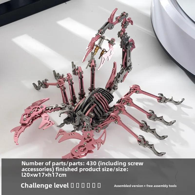 3D сборочный комплект подарки для детей антистресс металлические механические насекомые животные головоломки игрушки своими руками для взрослых P485