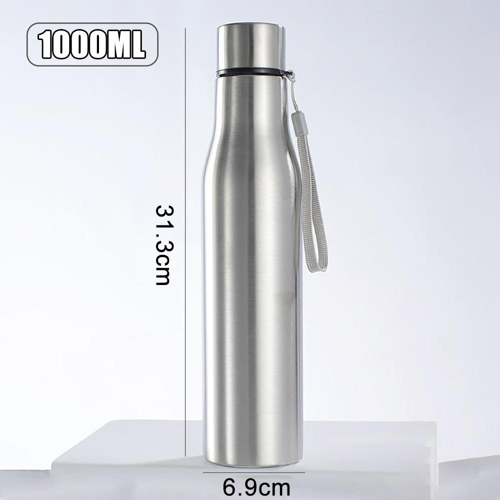 750 мл/1000 мл портативная бутылка для горячей и холодной воды для путешествий кемпинга спортивные бутылки для питья чашка для питья бутылка для воды из нержавеющей стали