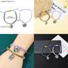 Stitch Friendship Gift Cartoon Stretch Bracelet With Zinc Alloy Clasp For Couples