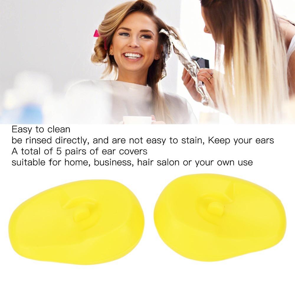 Silicone Material Protector Ear Covers Professional Hairdressing Ear Cover For Hair Salon