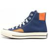 1970s Chuck Taylor All Star Athleisure High-Top Canvas Unisex Blue Stitching