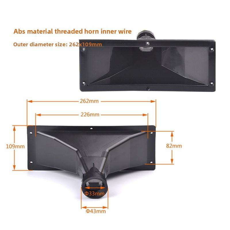 New Multi-Style Threaded Plastic Shell Professional Stage Speaker Accessories High-Frequency Horn Speaker Horn