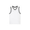 Solid Color Outdoor Casual Sports V-Neck Sleeveless T-Shirt Men Tops White FQ3708-100