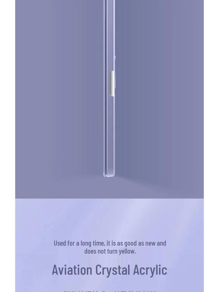 Huawei MatePad 11 Case: Acrylic Protective Shell with Pen Slot & 360° Rotation for Air 11.5S.