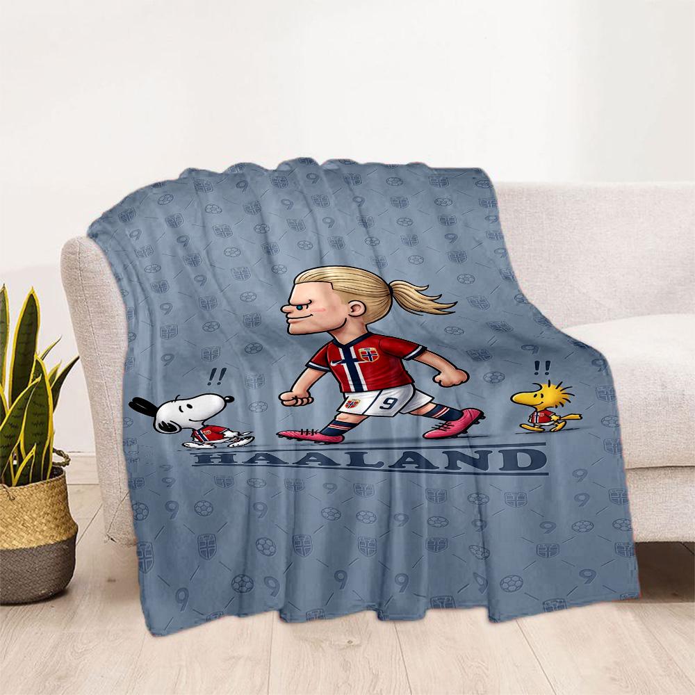 Haaland 257 Blanket Warmthful Decor Great for Bedding Office Chair Livingroom for All Occasions Modern Style Gift for Travel Home Birthdays