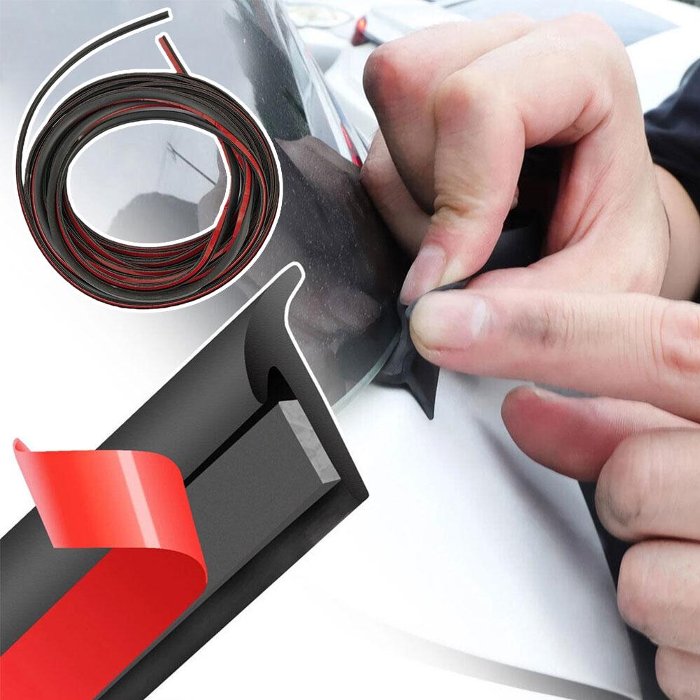 5 м резиновые автомобильные уплотнители краев уплотнительная полоса отделка для переднего заднего бампера автомобиля боковая юбка уплотнитель резиновый оконный морской B3S2