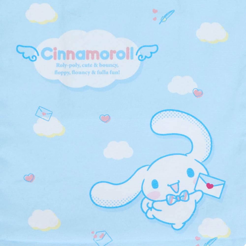 Sanrio Большая сумка Sanrio Cinnamoroll с буквенным принтом Cinnamon Cinnamoroll 37 x 32 x 5 см, персонаж SANRIO 123684 (САНРИО)