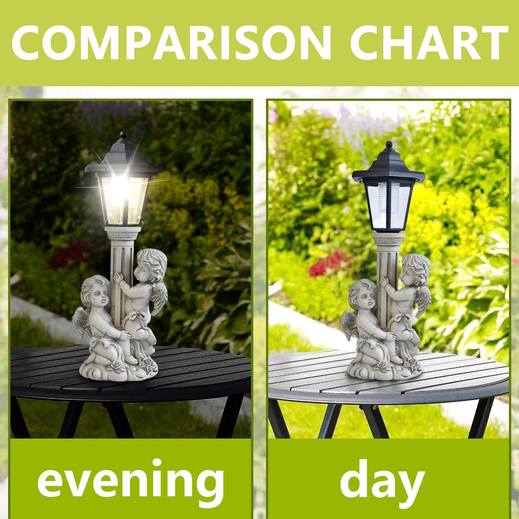 Дворик Ремесла, Солнечные Садовые Украшения Ангел, Уличные Украшения для Веранды