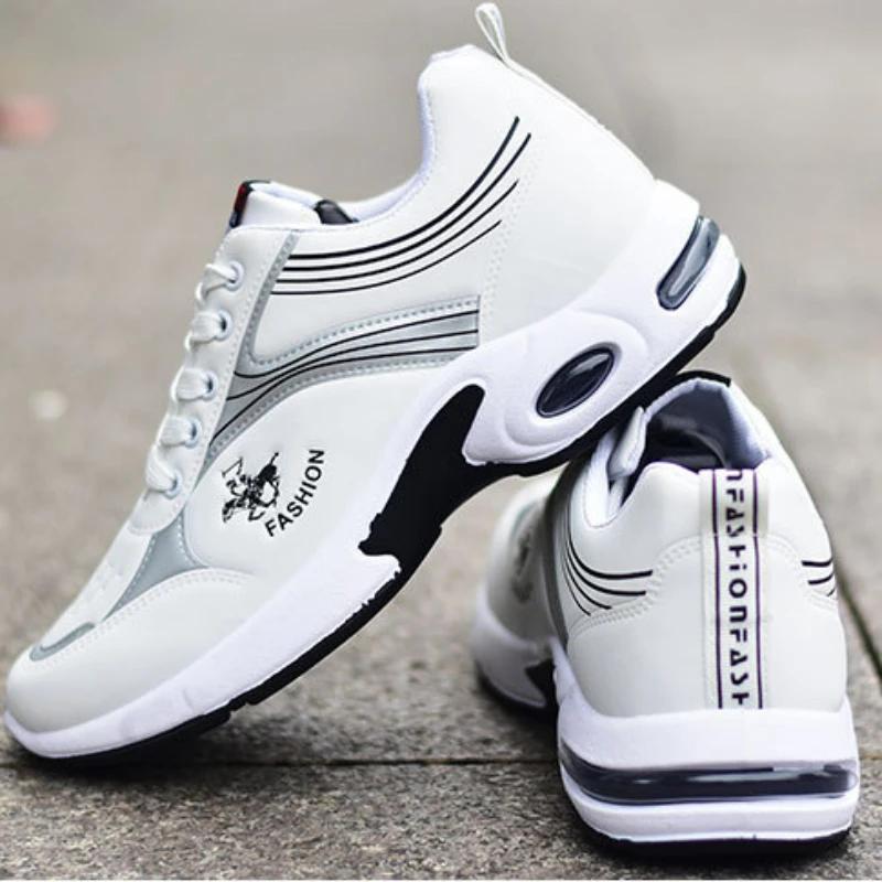 Горячая мужская обувь Осенняя повседневная обувь для мужчин Новые дышащие кроссовки на платформе Мужские легкие вулканизированные туфли Zapatos Hombre