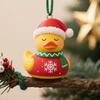 Christmas Duck Ornaments Acrylic Cartoon Ducks Xmas Tree Hanging Decorations for Holiday Party