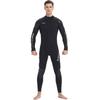 MORGEN SKY Men's Full Wetsuit, Front Zipper, 3mm, One-Piece, for Surfing, Spearfishing, and Spearfishing, BJ03 (L)